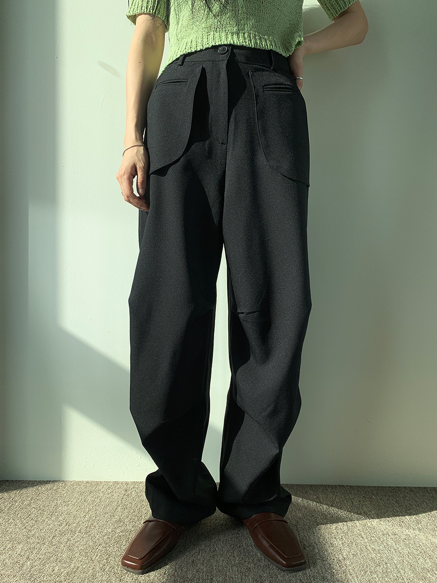 Out-pocket slacks (2color)