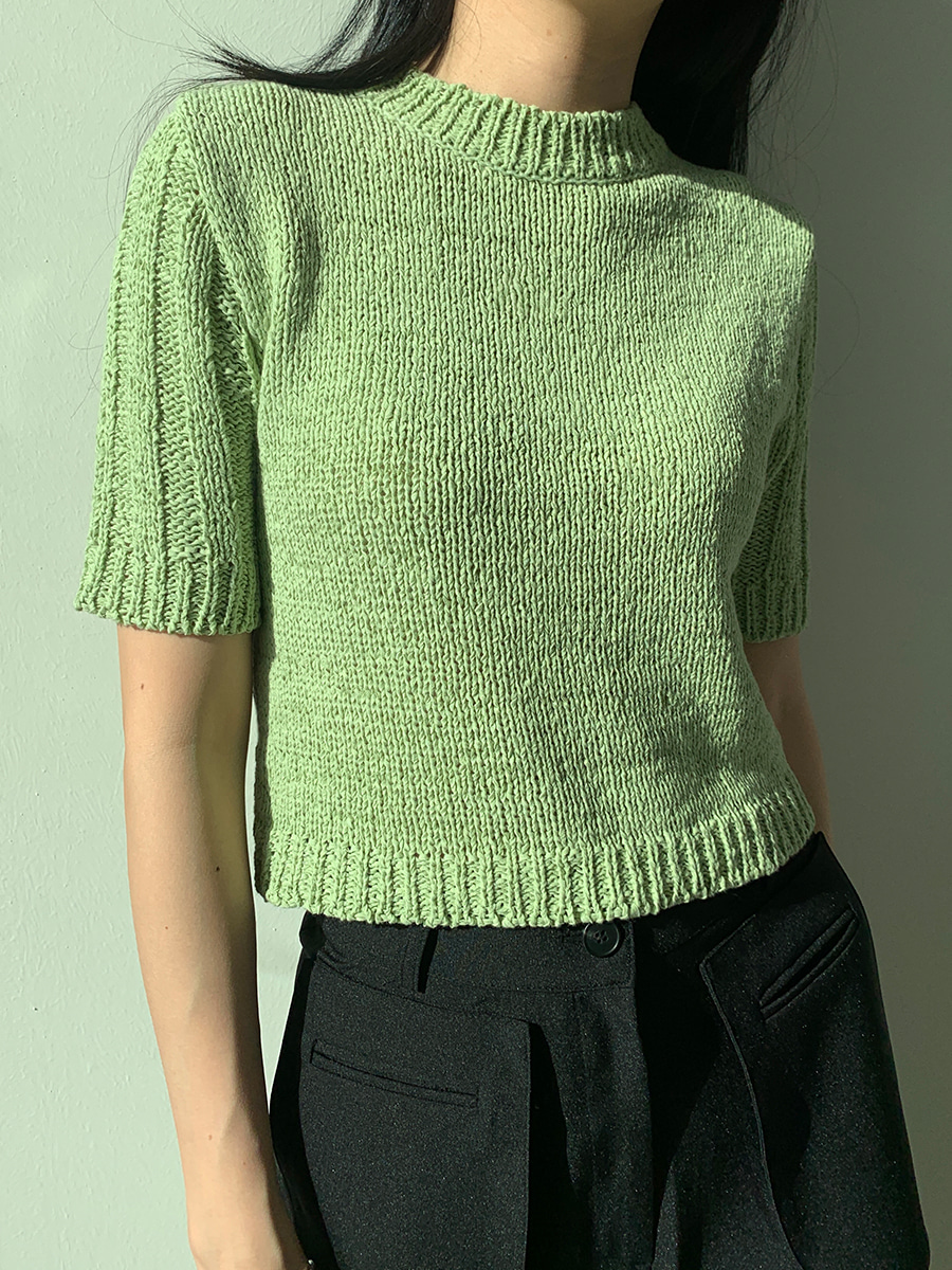 Simple summer knit (4color)