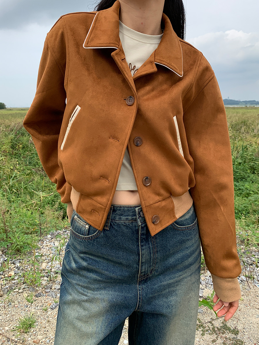 [BEST] Youth suede jacket (2color)