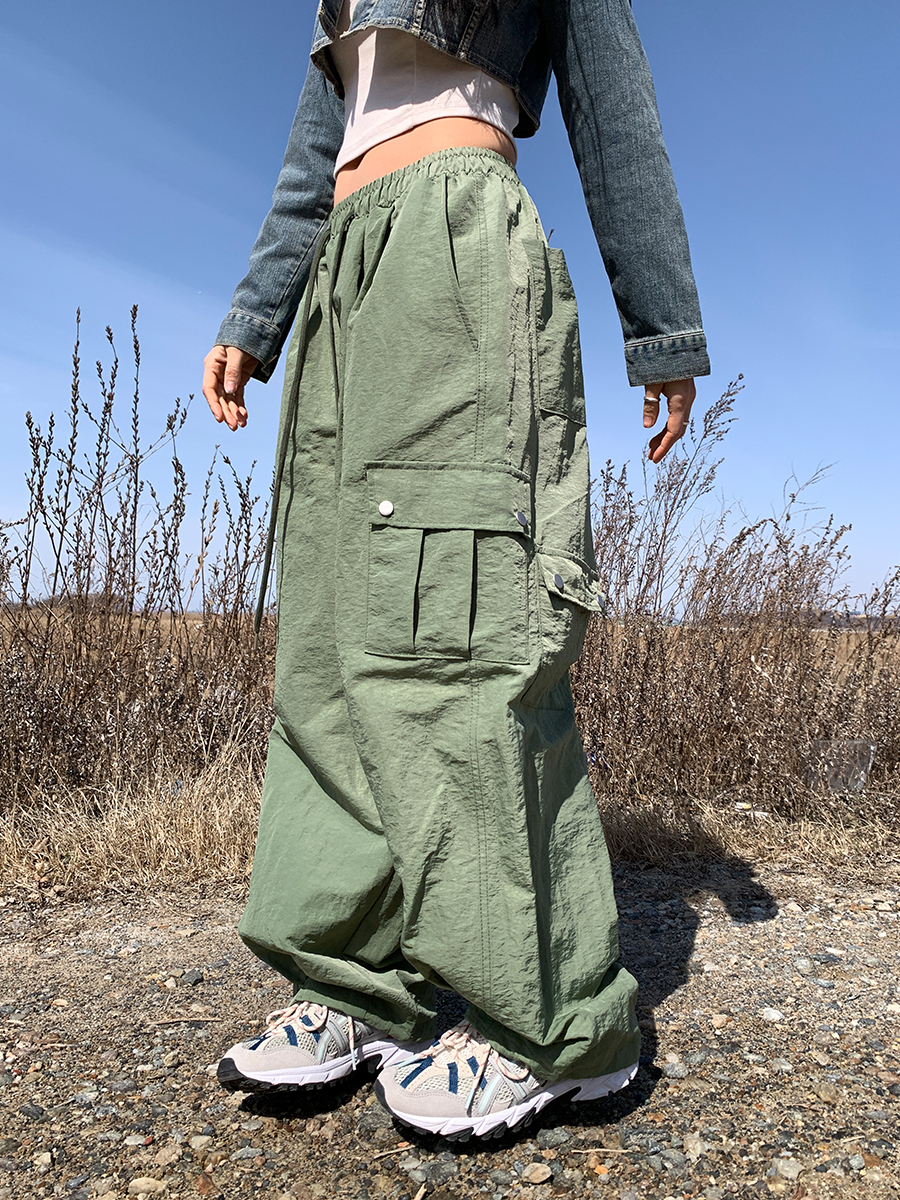 Snap pocket pants (3color) *UNISEX