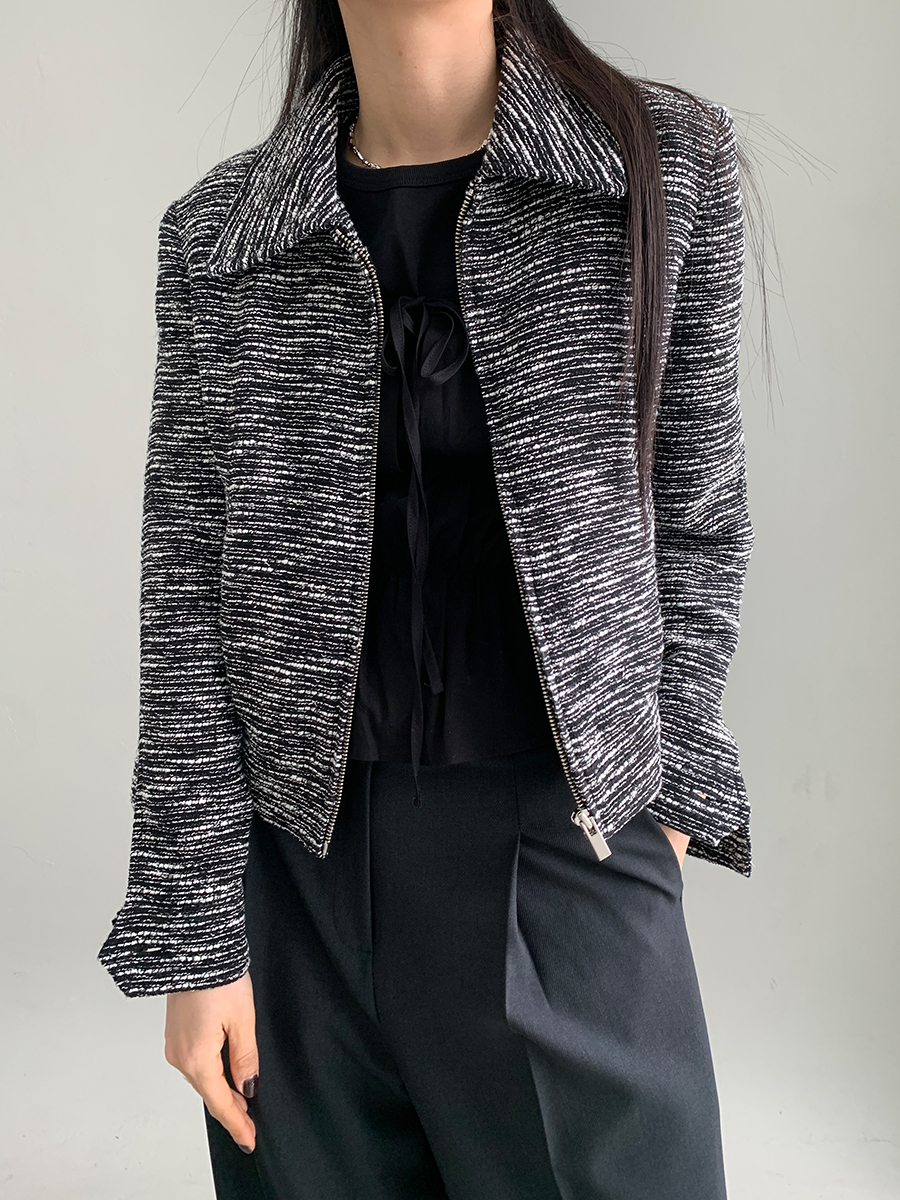 Momo tweed jacket (2color)