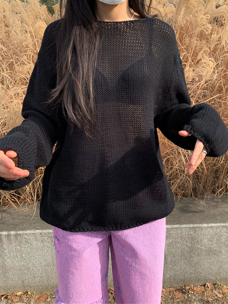Whale knit (5color)