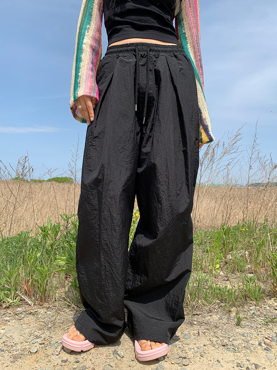 Air nylon pants (3color)