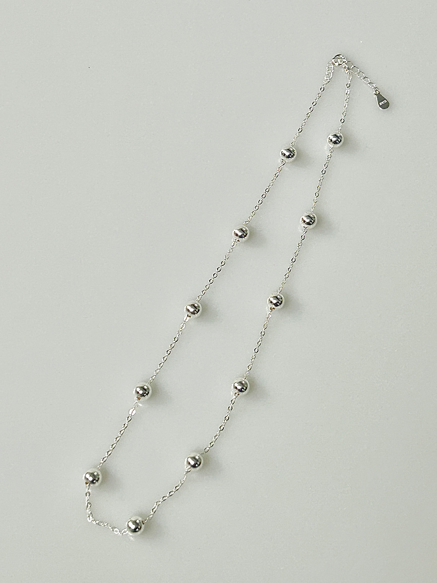 Silver ball necklace *925 silver