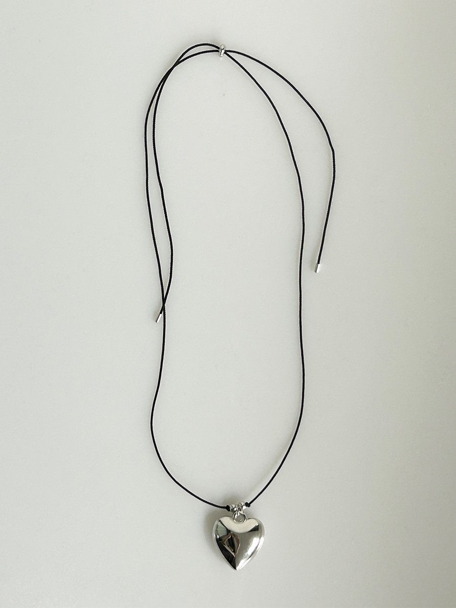[BEST]Heart black necklace